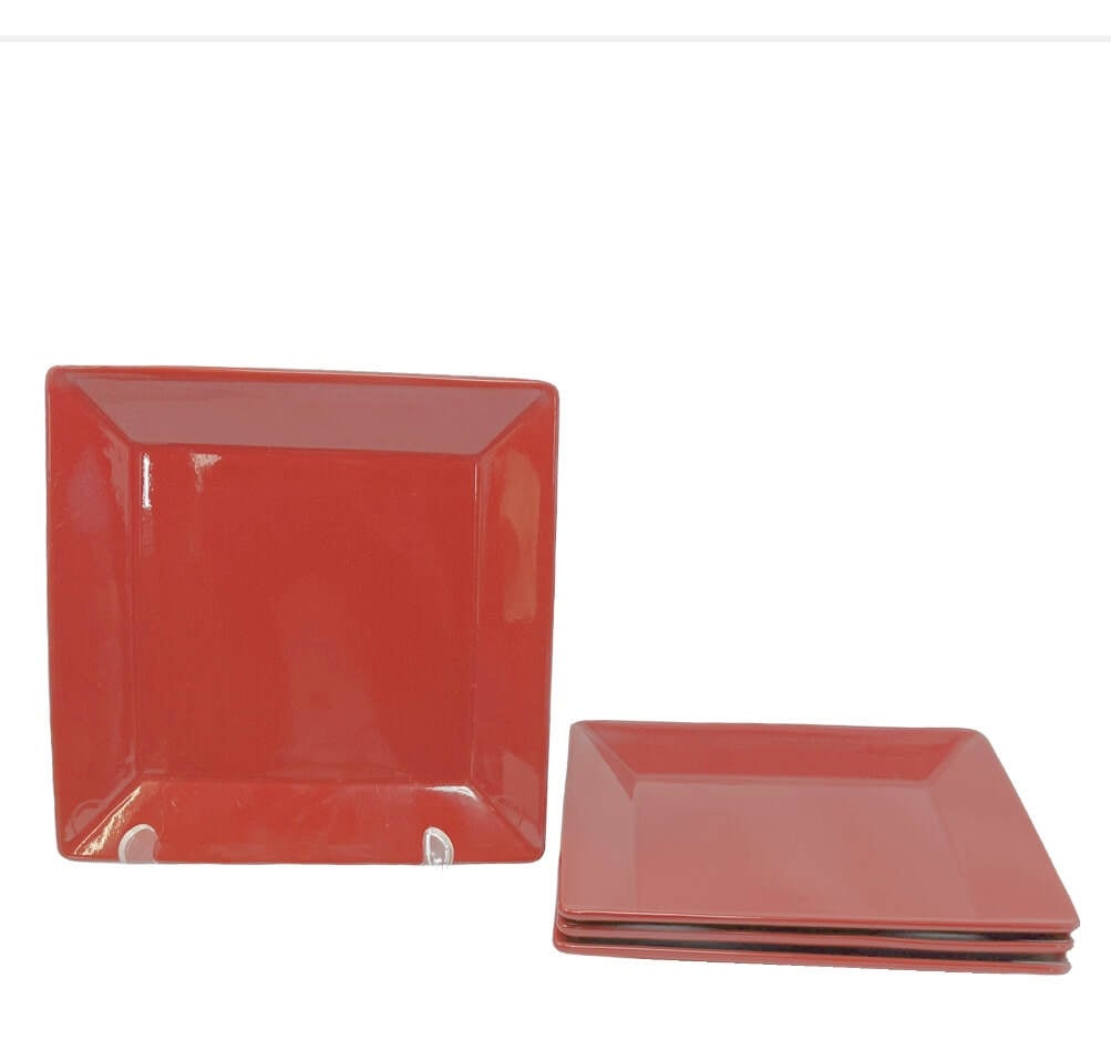 Waechtersbach Square Red plates Southern Accents